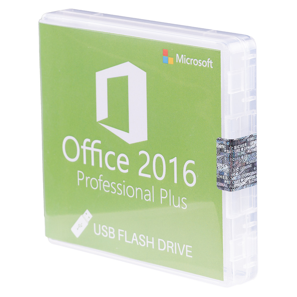 Office 2016 Professional Plus, 32/64 bit, Multilanguage, Retail, USB 3.2 – 32GB