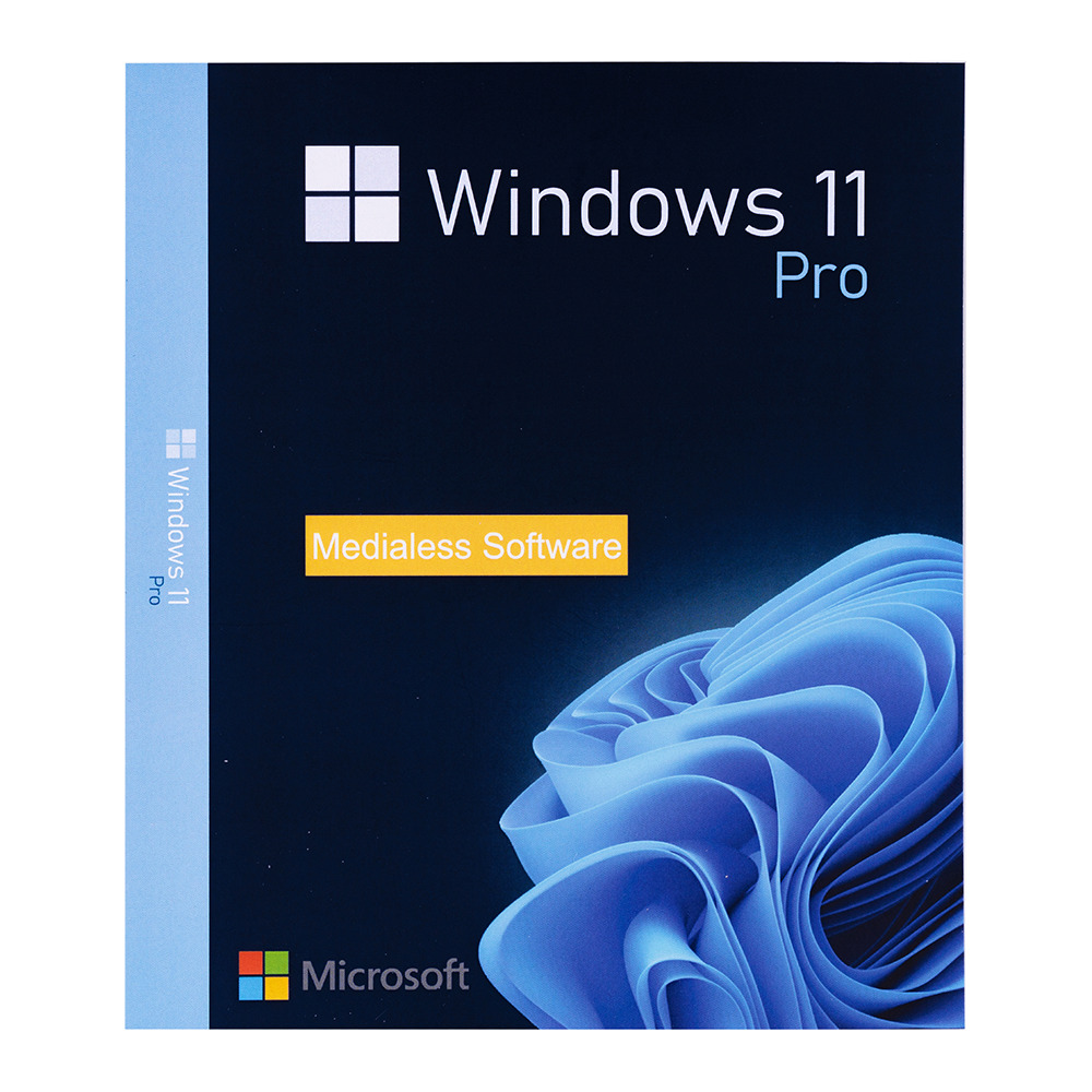 Windows 11 Pro, 64 bit, Multilanguage, Retail, Medialess