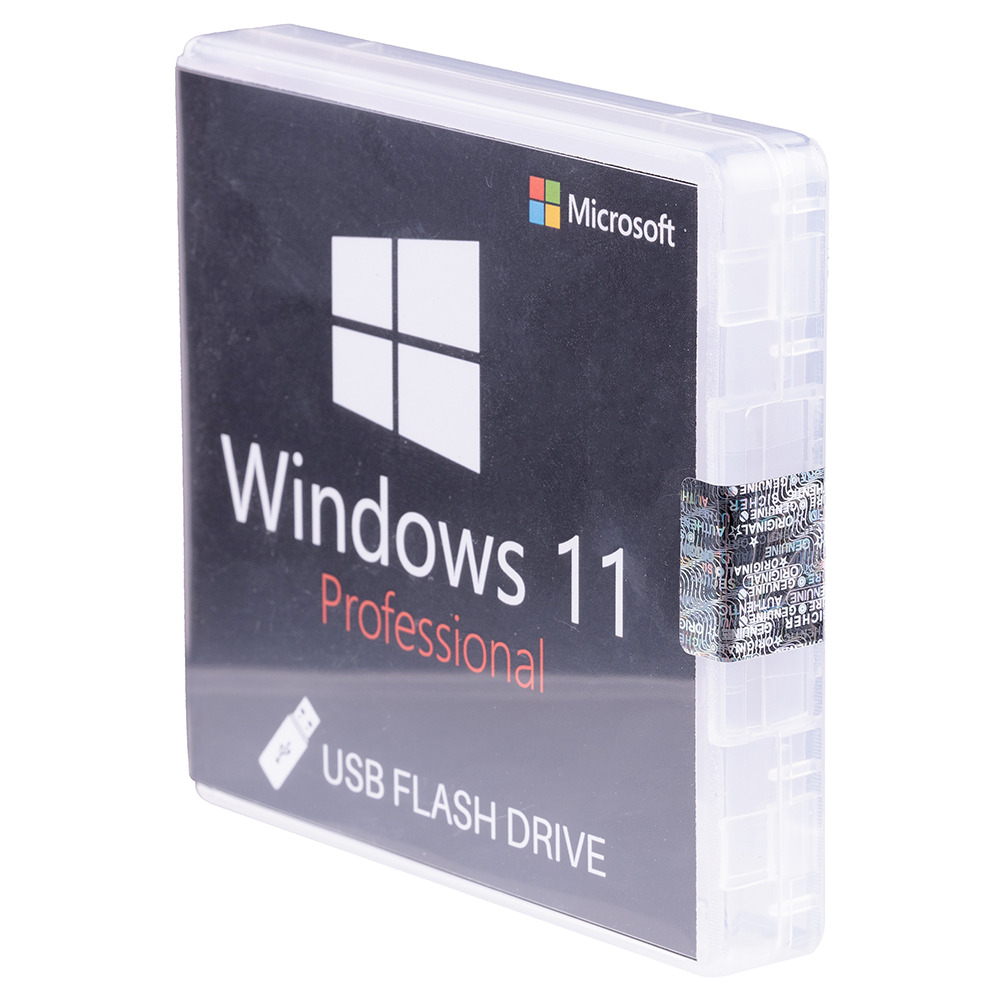 Windows 11 Pro, 64 bit, Multilanguage, Retail, USB 2.0 – 8GB