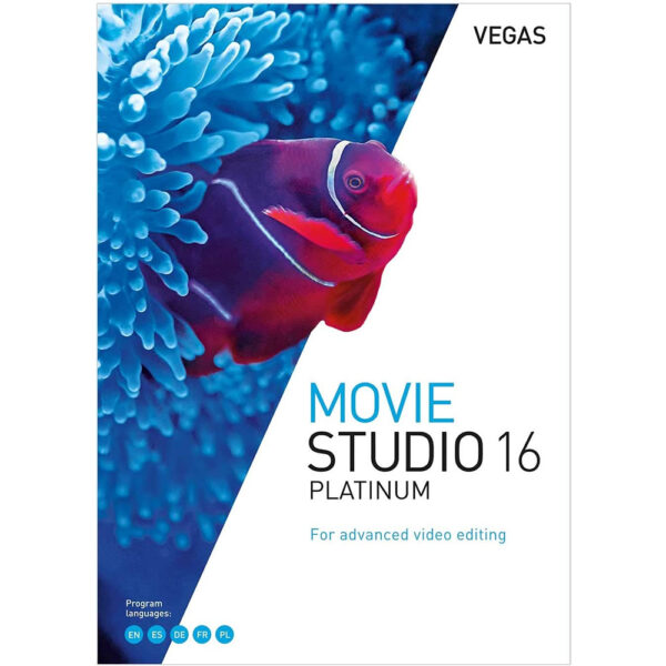 MAGIX Vegas Movie Studio 16 Platinum, activare permanenta, Windows, licenta digitala