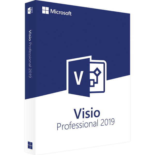 Visio Professional 2019, Multilanguage, Windows, kit ISO, licenta digitala