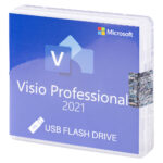 Visio Professional 2021, Multilanguage, Windows, Flash USB 2.0 – 8GB