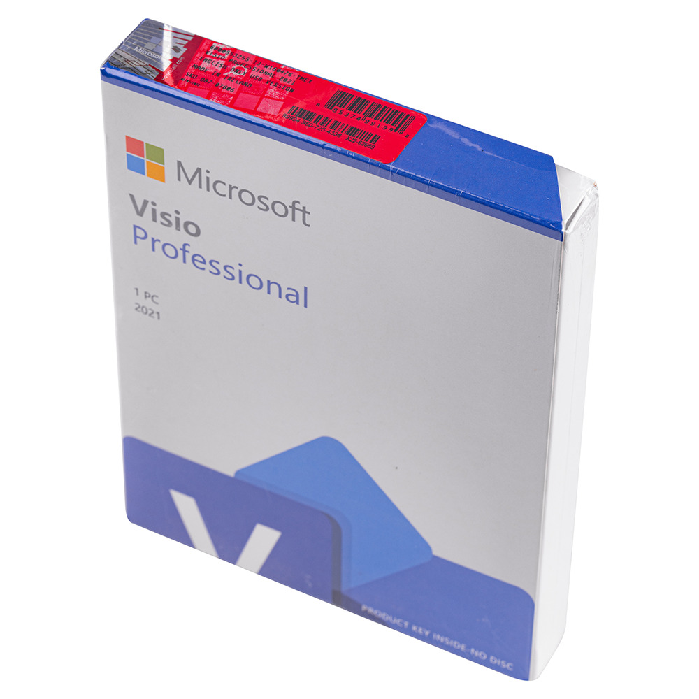 Visio Professional 2021, OEM Retail FPP, Windows 64 bit, Multilanguage, USB 3.0, eticheta CoA