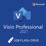 Visio Professional 2021, Multilanguage, Windows, Flash USB 2.0 – 8GB
